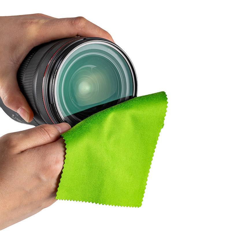 Tekrar kullanılabilir Mikrofiber Gözlükler Kumaş Katlanabilir Gözlükler Polisher Özel Renk